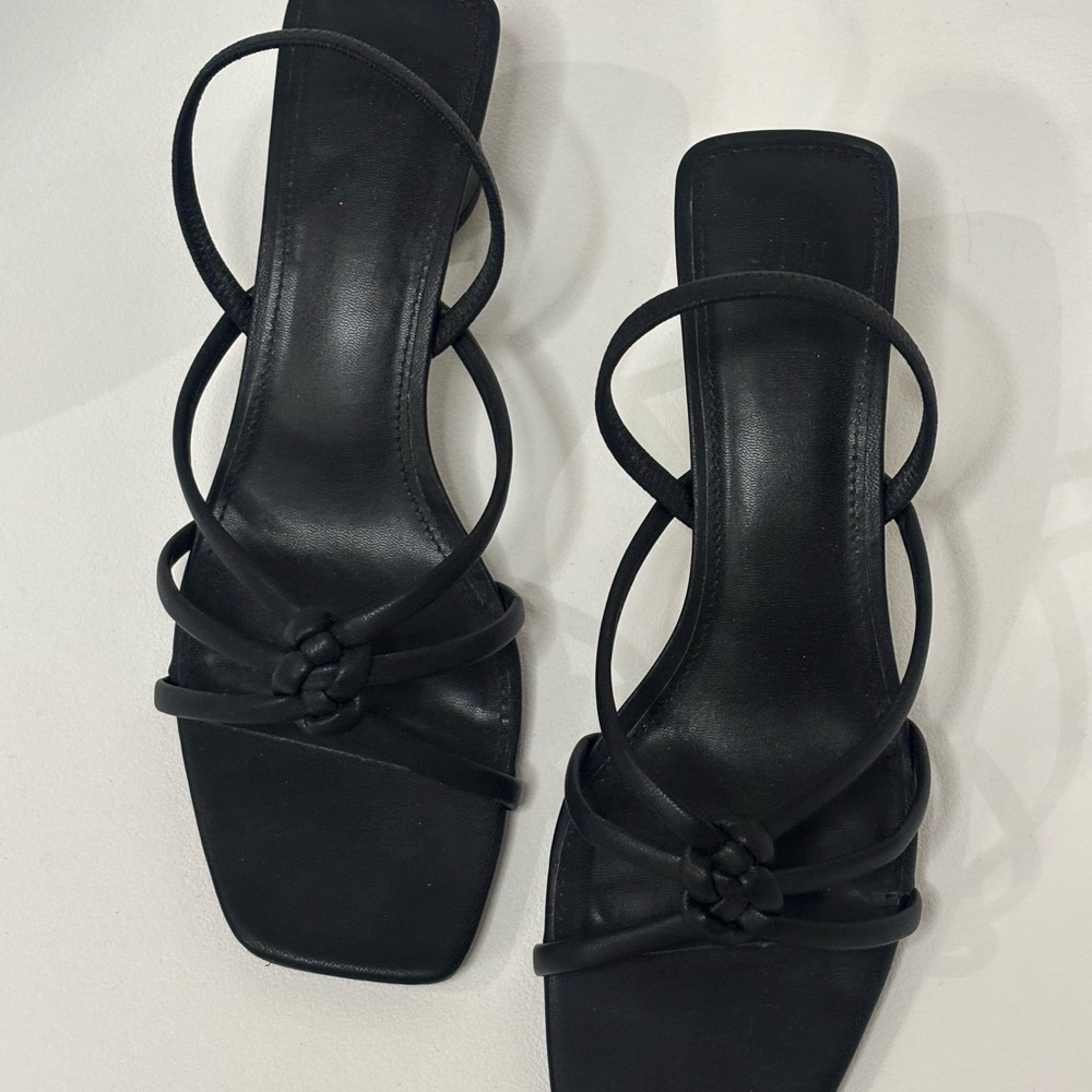 H&M Black Strappy Sandals